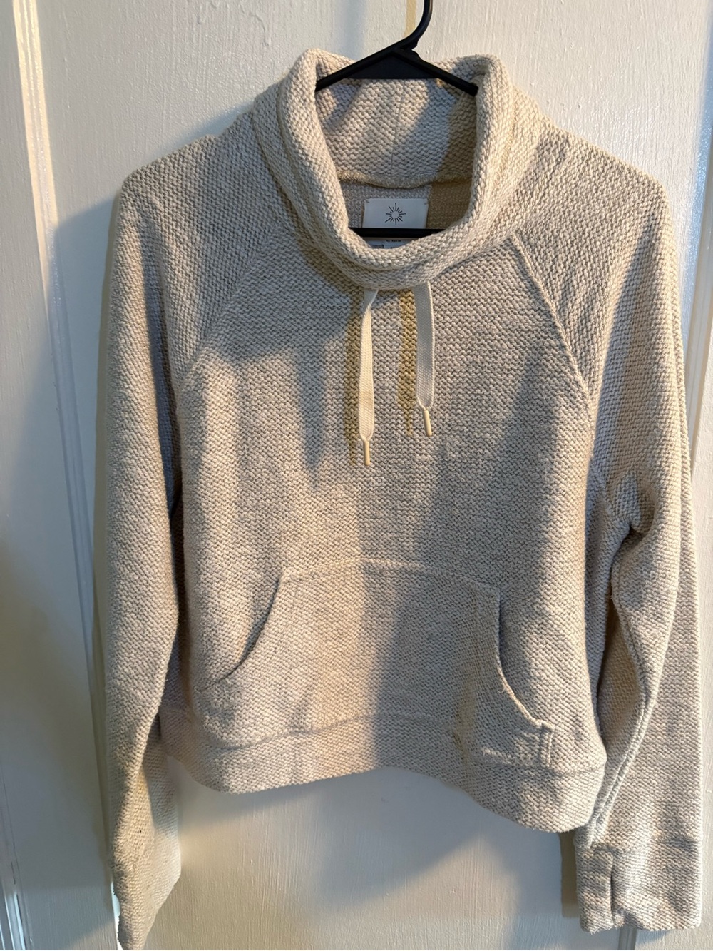 Offline by aerie Cream Cowl Neck Pullover Sweater